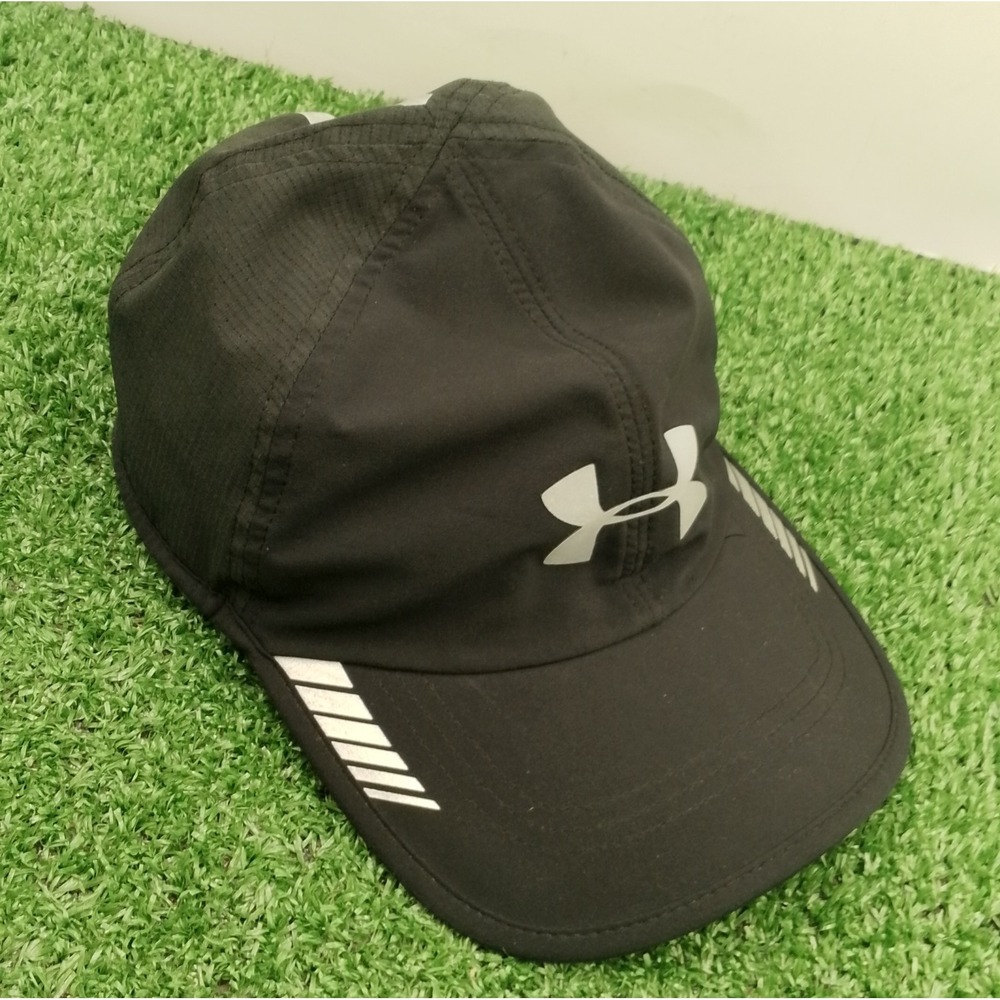 Under Armour Mens UA Launch ArmourVent Cap Black Adjustable One Size Fit All Hat